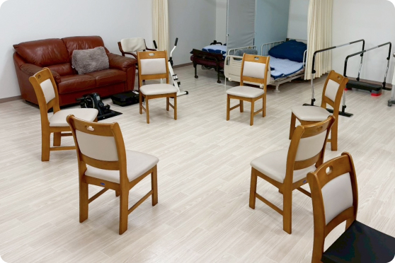 機能訓練を受ける利用者