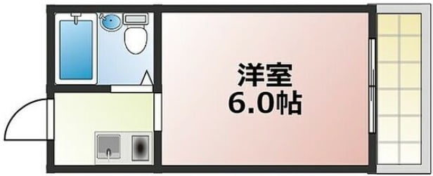 フリーライフ城東II 間取り図